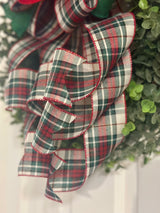 Plaid Pajama Bottoms Inspired Christmas Bow