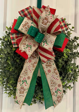 Gingerbread Cookies Christmas Bow