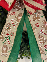 Gingerbread Cookies Christmas Bow