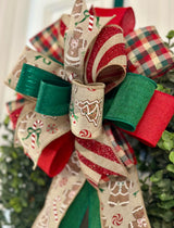 Gingerbread Cookies Christmas Bow