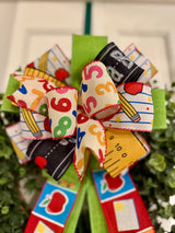 ABC 123 Back to School Bow