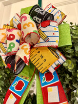 ABC 123 Back to School Bow