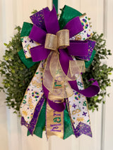 Fun Mardi Gras Bow