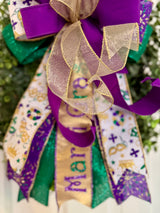 Fun Mardi Gras Bow