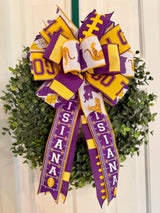 Louisiana Tigers College Football Bow