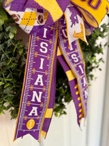 Louisiana Tigers College Football Bow