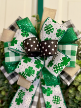 Four Leaf Clovers Bow