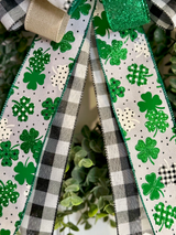 Four Leaf Clovers Bow