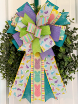Peeps & Jellybeans Easter Bow