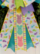 Peeps & Jellybeans Easter Bow