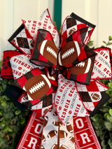 Georgia Bulldogs Football Bow