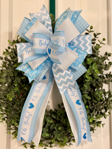 Oh Baby, It's A Boy Bow