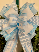 Oh Baby, It's A Boy Bow