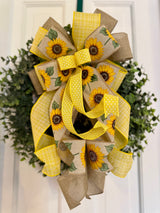Big Sunflowers Bow