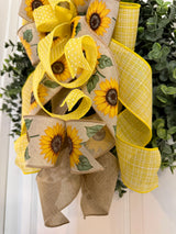 Big Sunflowers Bow