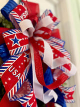 Red, White & Blue Bow
