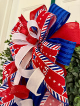 Red, White & Blue Bow