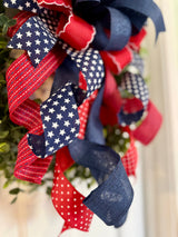 Stars & Polka Dots Patriotic Bow