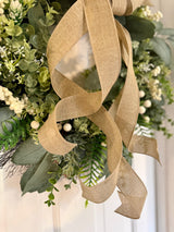 Farmhouse Beige Bow