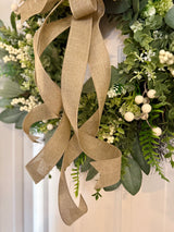 Farmhouse Beige Bow
