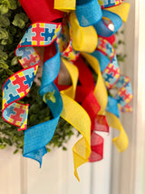 Autism Support Bow