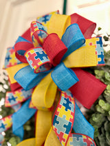 Autism Support Bow