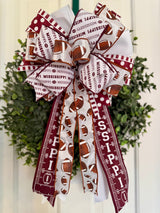 Mississippi Ole Miss Football Bow