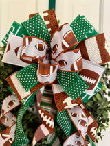 Football Themed Bow