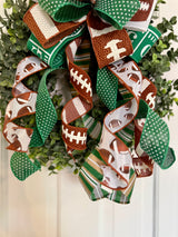 Football Themed Bow