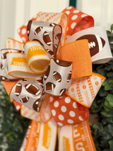 Tennessee Volunteers Football Bow