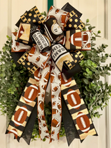 New Orleans Saints Football Bow
