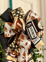 New Orleans Saints Football Bow