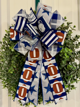 Dallas Cowboys Football Bow