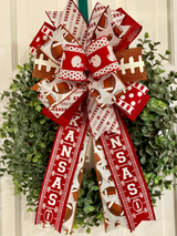 Arkansas Razorbacks Football Bow