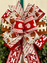 Arkansas Razorbacks Football Bow