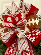 Arkansas Razorbacks Football Bow