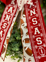 Arkansas Razorbacks Football Bow