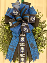 Black & Blue, Support Our Police Bow