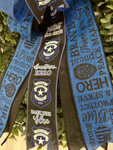 Black & Blue, Support Our Police Bow