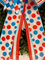 Red, White & Blue Dr. Seuss Inspired Bow