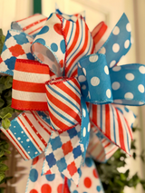 Red, White & Blue Dr. Seuss Inspired Bow