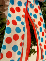 Red, White & Blue Dr. Seuss Inspired Bow