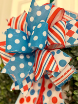 Red, White & Blue Dr. Seuss Inspired Bow