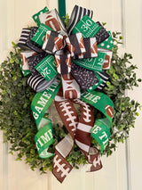 Fifty Yard Line Football Bow