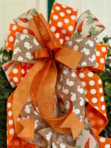 Easter Bunnies & Carrots Bow