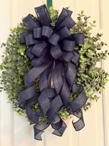 Navy Blue Bow
