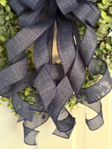 Navy Blue Bow