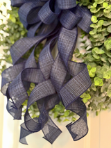 Navy Blue Bow