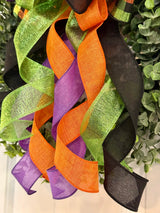 Solid Prints Halloween Bow