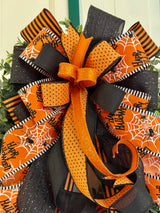 Black Widows Halloween Bow